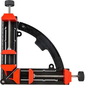 Corner Clamp for Woodworking,Adjustable Corner Clamps,Multi Angle Corner Clamp for Woodworking Set,Right Angle Clamps for Woodworking/Bookshelves/Cabinets/Framing (Black)