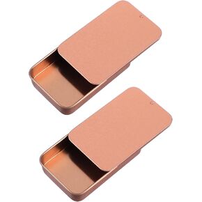 2 Pcs Portable Dental Floss Case Sliding Dental Pick Dispenser Box Metal Compact Glide Flosser Organizer Refillable Floss Holder for Oral Care Travel Hotels Dinners Dating Teeth Cleaning(Black)