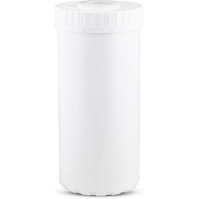 Hydronix HX-EC-4510W White Empty Water Filter Cartridge Durable Construction For Pre Post, Fits Big Blue Housings 4.5 x 10, 1 Count (Pack of 1)