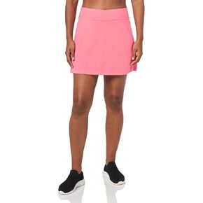 Grand Slam Women's 16" Solid Golf Skort with Power Mesh, Ventilated, Moisture-wicking Fabric