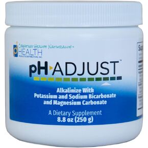pH Adjust Alkalinizing Formula | Alkalinize with Potassium and Sodium Bicarbonate and Magnesium Carbonate | Rapidly Balances pH Levels | Tastes Good | Easy-to-Use Fine Powder | 250 GM in Saudi Arabia