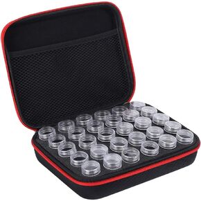 LIZEALUCKY High Capacity Painting Storage Containers 60 Slots Beads Organizer Box Painting Accessories Tool for Embroidery DIY Art Craft Shockproof