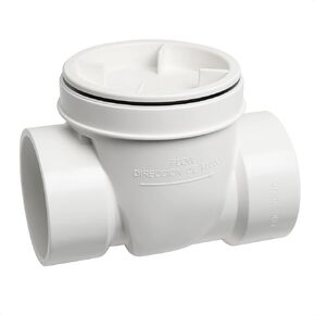 3" PVC Backwater Valve, 3 Inch Back Flow Preventer Valve, Backflow Water Valve Prevents Sewage Backflow