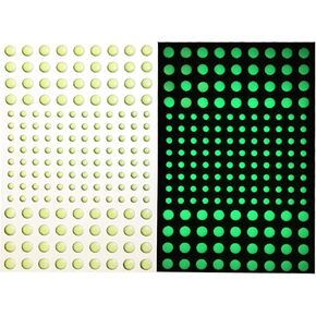 DUOFIRE 3D Domed Glow in The Dark Dots Wall or Ceiling Stickers, Glowing Ultra Bright Dots of 202 Pcs,Perfect for Kids Bedding Room or Birthday Gift,Beautiful Wall Decals and Ceiling Decors