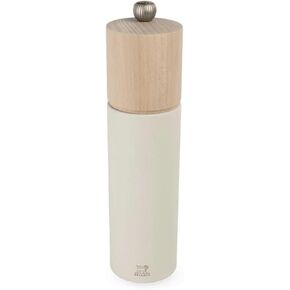 PEUGEOT - Boreal Salt Mill 8 In/21 cm - Classic Setting - PEFC Certified Beech Wood - Made in France - Sage Green