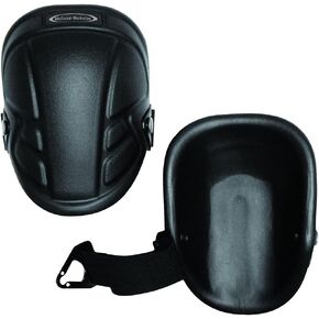 McGuire-Nicholas - 1MN-350 Tuff Shell Knee Pads | Lightweight Ergonomic Design Lined with High Density EVA Foam | All-Weather Knee Pads for Flooring, Construction, Painting, Welding, Plumbing,black