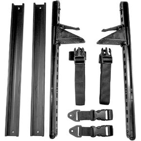 Harmony Gear Supplemental Steering Kit for Tandem Kayak Rudder Systems | Wilderness Systems and Perception Kayaks | Foot Braces and Extension Straps, Black, One Size (8023053)