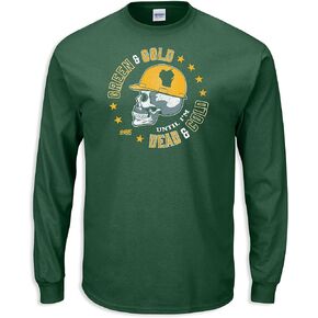 Skull Long Sleeve T-Shirt for Pro Football Fans (SM-5XL)
