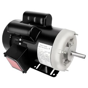 5HP Electric Motor, 3450 RPM Farm Duty Motor, Single Phase 56 Frame 208-230V 5/8" Shaft Diameter, 1.88" Shaft Length, 60HZ CW/CCW TEFC