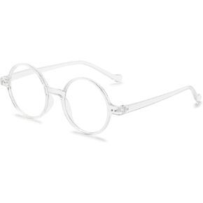 Retro Round Blue Light Blocking Reading Glasses Circle Frame Readers for Women Men Computer Eyeglasses