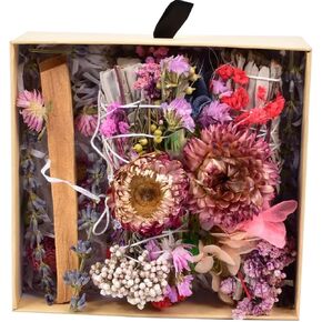 California Meditation Sage with Flowers White Sage Smudge Palo Santo Sticks