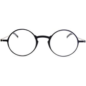 DR. B's Stylish Round Frame Reading Glasses with Universal Pod Case for Men & Women Eyeglasses for Reading Presbyopic Glasses