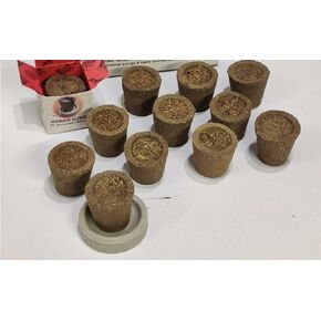 Organic Havan Cups | Sambrani Cups Sambrani Dhoop Cups Incense for Pooja | Positive Aura Cleansing |- Jatamassi Sandalwood Guggal desi ghee loban kapur (24 Piece)