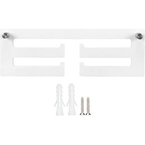 Tomotato Medal Hanger Holder, Display Hanger Acrylic White Medal Display Hanger Acrylic Prize Medal Ribbon Shelf Wall Holder for Hanging Medals
