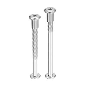 Uxcell برغي عمود ذكر M6x70mm M6x85mm ربط البراغي الفولاذ المقاوم للصدأ، إجمالي 10 مجموعات