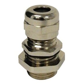 Morris 22601 Metal Cable Gland, NPT Thread, 1/2" Thread Size, 0.24"-0.48" Cable Size, 1-Pack