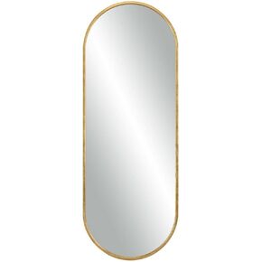 Uttermost 09844 Varina - Tall Mirror-60 Inches Tall and 22 Inches Wide, Finish Color: Gold Leaf