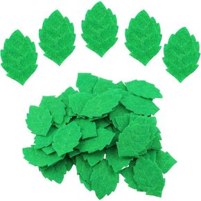 Fake Leaves Felt Leaves Leaves for Crafts for DIY Craft Projects, Wedding, Party Decoration -120PCS