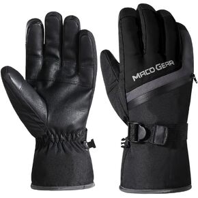 WTACTFUL Waterproof Insulated Men's Ski Gloves, Touchscreen Capability – Stay Warm in Extreme Cold Weather!