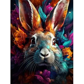 Zariocy 5D Diamond Painting Kits Swing Pig, DIY Paint with Diamond Art Animal Sunflower Round Full Drill Crystal Diamond Embroidery Paintings Arts Craft for Home Office Wall Decor 12x16 inch