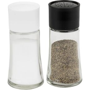 Good Cook Glass Salt and Pepper Shaker Set, 2 oz, Clear