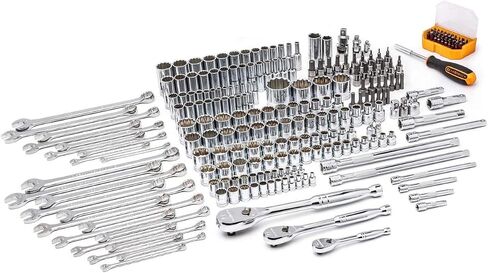 مجموعة أدوات ميكانيكا GEARWRENCH مكونة من 243 قطعة في صندوق تخزين مكون من 3 أدراج | 12 نقطة | 80972 in Saudi Arabia