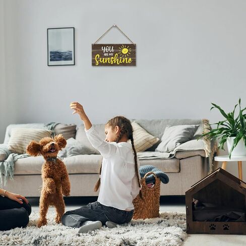 لوحة معلقة خشبية من You are My Sunshine Gift، هدايا تحفيزية ملهمة لديكور الحائط من You are My Sunshine للنساء والرجال، فن جداري لغرفة المعيشة وغرفة النوم والمطبخ هدية الترحيب بالمنزل - 27 in Kuwait