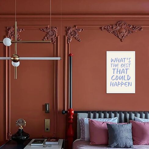 HQPCNGZ Retro What'S The Best That Could Happen Posters Psychology Quotes Self-Affirmation Mental Health Art Positive Motivational Uplifting Prints For Home Bedroom Dorm Wall Decor 12x16in Unframed in Kuwait