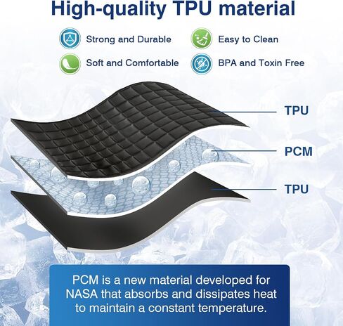 PCM Cooling Mat 37 X 25 CM Summer Cooling Pad for Home Office, Portable Cooling PCM Seat Cushion, Ice Cooling Pad for Pet, Body, Baby, Wrist & Arm Cooling in Saudi Arabia