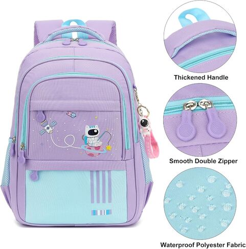 Kids Backpack Astronaut Elementary School Backpacks for Boys Girls, Children's School Bag Bookbag (Green) in Kuwait