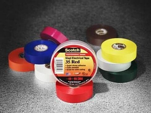 3M Scotch¨ Vinyl Color Coding Electrical Tape 35-1/2" Wide, 20 feet, Orange (1 Rolls) in Saudi Arabia