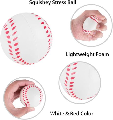 Super Z Outlet Sports Themed Mini Football Stress Balls Squeeze Foam for Anxiety Relief, Relaxation, Party Favor Toy, Gifts (12 Pack) in Saudi Arabia