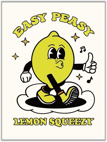 MINI ZOZI Retro جدار الفن ديكور الغرفة ملصق جمالي لطيف 12 بوصة × 16 بوصة باستيل عتيق أكثر إسبرسو أقل اكتئابًا عصريًا لغرفة النوم والحمام والنوم حجم كبير مطبوعات كيدكور بيج للمراهقات والفتيات غير مؤطرة in Kuwait