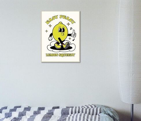 MINI ZOZI Retro جدار الفن ديكور الغرفة ملصق جمالي لطيف 12 بوصة × 16 بوصة باستيل عتيق أكثر إسبرسو أقل اكتئابًا عصريًا لغرفة النوم والحمام والنوم حجم كبير مطبوعات كيدكور بيج للمراهقات والفتيات غير مؤطرة in Kuwait