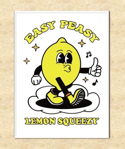 MINI ZOZI Retro جدار الفن ديكور الغرفة ملصق جمالي لطيف 12 بوصة × 16 بوصة باستيل عتيق أكثر إسبرسو أقل اكتئابًا عصريًا لغرفة النوم والحمام والنوم حجم كبير مطبوعات كيدكور بيج للمراهقات والفتيات غير مؤطرة in Kuwait