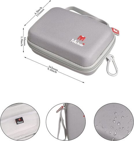 Mchoi Hard Shell Carrying Case, Organizer for KETO-MOJO GK+ Bluetooth Glucose & Ketone Testing Kit, with Mesh Pocket Fits for Blood Test Strips, Meter, Lancets, Lancing Device, and Control Solutions in Saudi Arabia