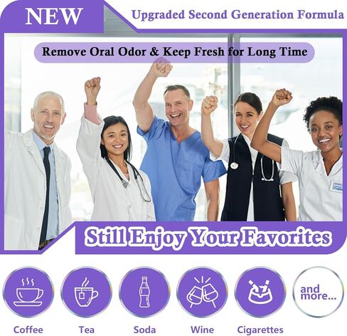 معجون أسنان أرجواني لتبييض الأسنان، معجون أسنان أرجواني لتبييض الأسنان، رغوة معجون أسنان أرجوانية، مصحح لون الأسنان، إزالة بقع الأسنان، نفس منعش ومعزز تبييض الأسنان، 2 أونصة سائلة. in Kuwait