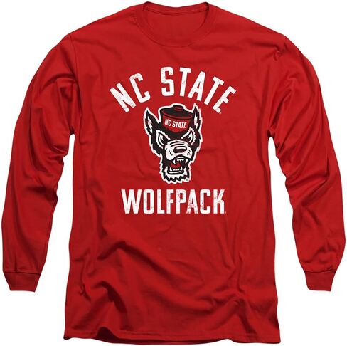 Official Ncsu Wolfpack Logo Unisex Adult Long-Sleeve T Shirt in Kuwait