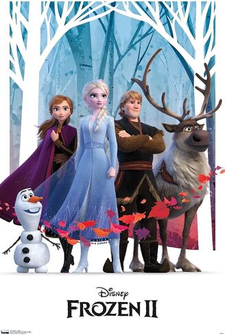 Trends International Disney Frozen 2 - Group Wall Poster, 22.375" x 34", Unframed Version in Saudi Arabia