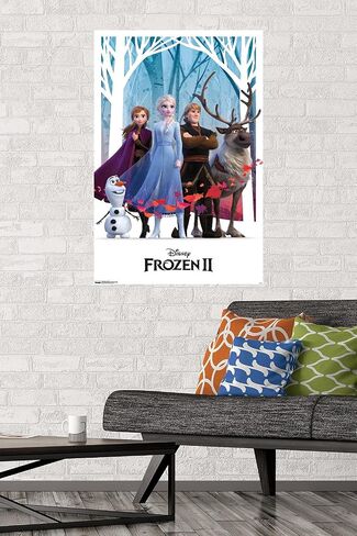 Trends International Disney Frozen 2 - Group Wall Poster, 22.375" x 34", Unframed Version in Saudi Arabia