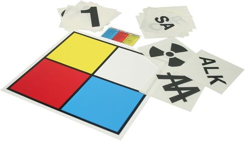 مجموعة بطاقات Accuform الفارغة NFPA، من الألومنيوم، مقاس 10 بوصة × 10 بوصة، تتضمن لوحة فارغة وأرقام ورموز المخاطر ودليل المحفظة، ZFD101PA in Saudi Arabia