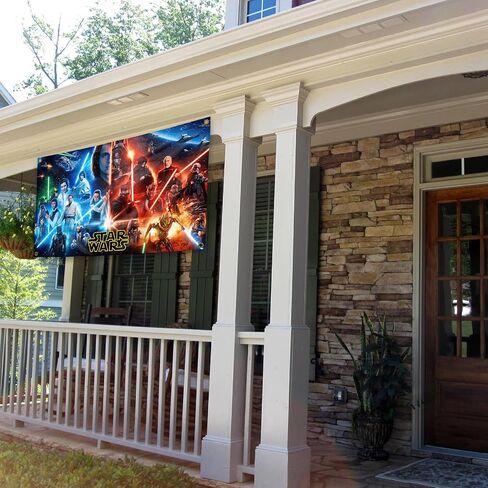 Generic Classic Star Movie Wars Poster Tapestry 3x5 Feet Home Decoration Can be Used for Living Rooms, Rooms, University Dormitories,Outdoor,Porches, Etc,Indoor and Outdoor decoration, blue in Saudi Arabia