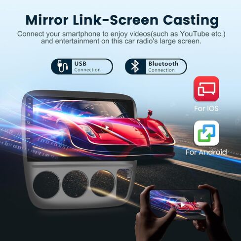 for Honda CRV 1997-2001 Android Radio Support Wireless Carplay&Android Auto 2+32G with 9" Touchscreen GPS Navigation Bluetooth USB WiFi FM/RDS Radio Receiver Backup Camera External Mic (Manual A/C) in Saudi Arabia