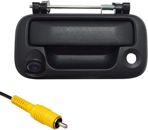 ماستر تيلغاترز مقبض خلفي بديل للكاميرا لسيارة فورد 2005-2014 F150 F250 F350 F450 F550 F550 (اسود/كروم) in Kuwait