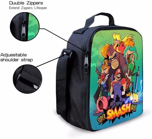 ROMVE Cute 17 Inch Backpack 3PCS School Backpack Set With Lunch Box, Pencil Case, Large Capacity Backpacks For Boys Girl, Black in Saudi Arabia