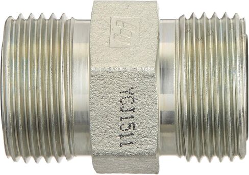برينان إندستريز FS2403-12-12 تركيب سدادة الوجه الدائرية الفولاذية المستقيمة، 1-3/16 بوصة - 12 NPT × 1-3/16 بوصة -12 خيط NPT، 3/4 بوصة ختم وجه ذكر × 3/4 بوصة ذكر ختم الوجه in Kuwait