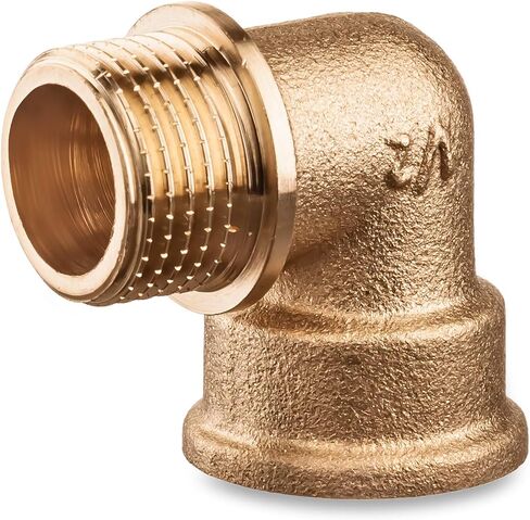 Elbow Brass 90 Degree Elbow Pipe Fittings 1/2" Male x 1/2" Female Threaded Brass Pipe Fitting Elbow 1/2" Male x 1/2" Female in Saudi Arabia