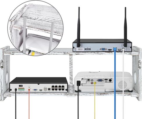 أرفف عائمة، حامل رف جهاز عرض، حامل بلاي ستيشن، جهاز عرض على الحائط، حامل تلفزيون، صندوق تخزين جهاز التوجيه، غطاء صندوق كابل مودم، رف تلفزيون مخفي لمشغلات Xbox DVD، وحدات تحكم الألعاب، ملحقات التلفزيون in Kuwait