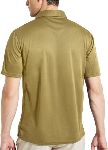 Haimont Men's Performance Dry Fit Polo Shirt Short and Long Sleeve Golf Collared T-Shirts for Tactical Outdoor Hiking in Saudi Arabia