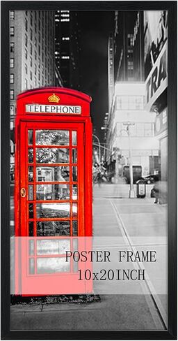 Lavezee 14x18 Poster Frame Black Display 14 x 18 Inch Photo Picture Frame for Gallery Wall, 1 Pack in Saudi Arabia